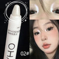Pearly Matte Eyeshadow Stick White Eyeliner Shimmer Silver Highlighter Lying Silkworm Pen Monochrome Brightening Eye Shadow Pen Zpaxo 02