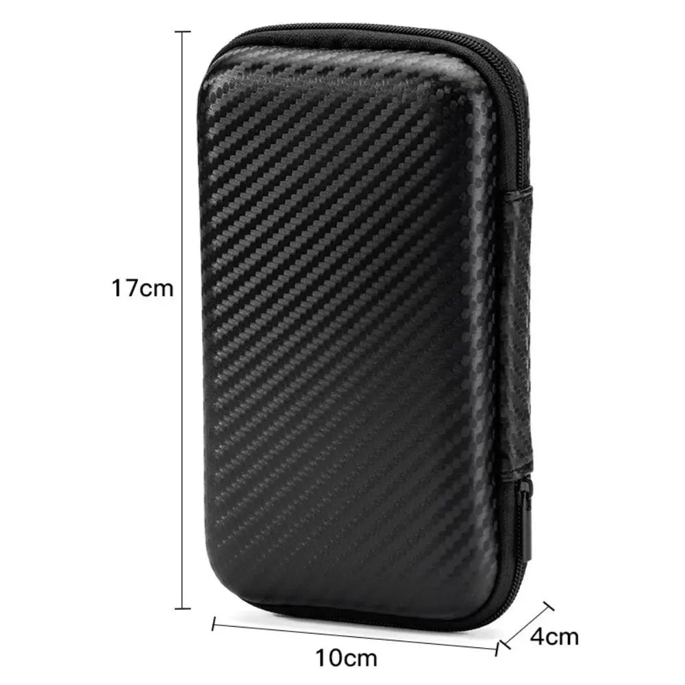 Portable EVA Phone Charger Shaver Zipper Bag Protection Case Hard Disk Data Cable Headphone Storage Pocket Pouch Zpaxo 17 x 10 x 4