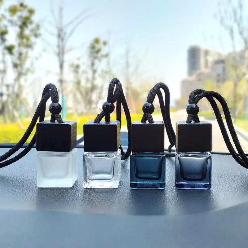 Black Cover Empty Essential Oil Diffuser Bottle Car Air Purifier