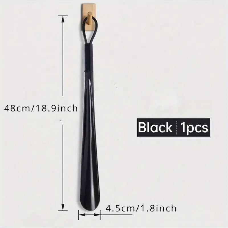 Extra Long Flexible Shoe Horn – No-Bend Assistive Device Assistive Shoe Horn Zpaxo black