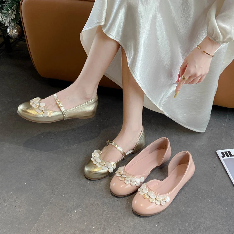 2026 Spring Fashion Single Shoes Shallow Mouth Versatile Block Heel