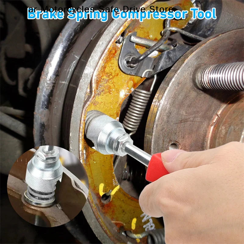 M2Pcs Metal Car Brake Caliper Spring Tool Hook Wrench Precise