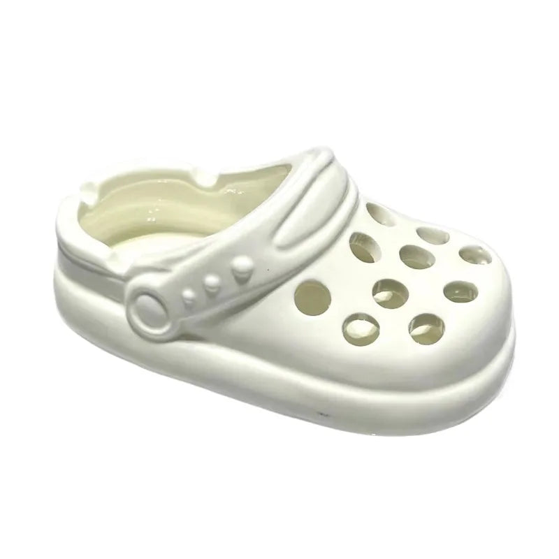 Hole Shoes Ashtray Funny Cute Anti Fly Ash Home Living Room Funny Ashtray Ceramic Office Creative Ornaments Home Decorations Zpaxo