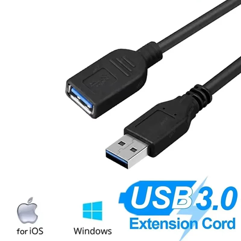 2m 3m USB 3 0 Male Female Extension Cable Data Sync Charger Laptop Zpaxo