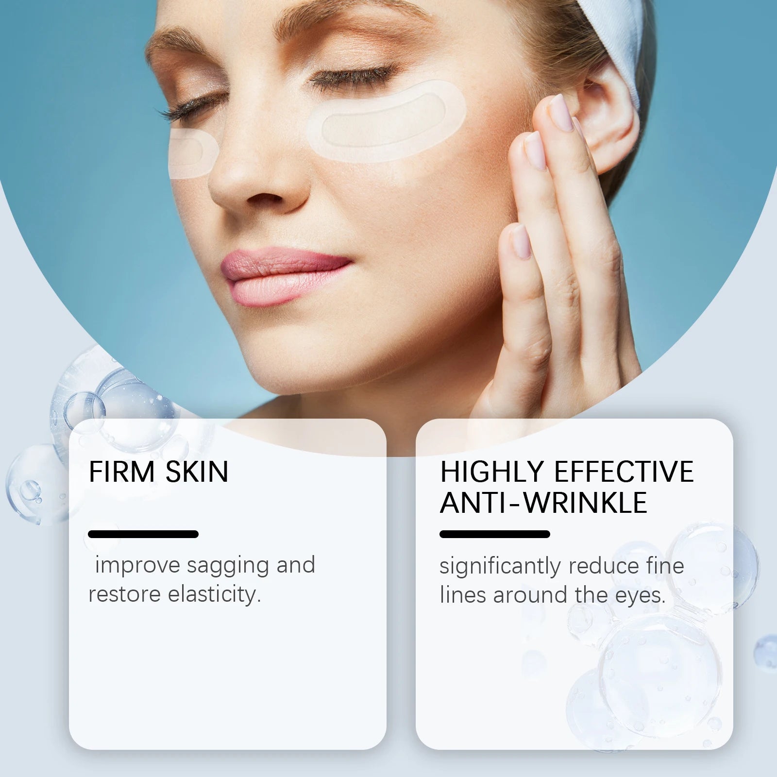 Eelhoe Micro-Needle Hyaluronic Acid Eye Patch | Anti-Wrinkle Eye Treatment Patch Zpaxo