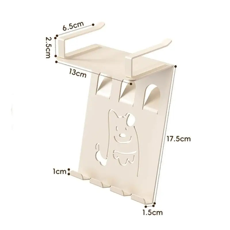 652F No Drill Wall Mount Holder Phone Kitchen Bathroom Heavy Duty Zpaxo