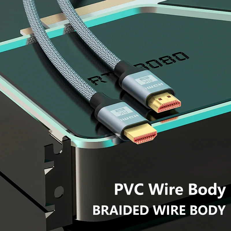 0 5-1 5M HDMI 8K Cable 60HZ 2 1V 4K 144HZ 3D TV Speed Computer Zpaxo