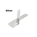 Ultra-Thin Adhesive Phone Stand – Folding Invisible Kickstand Phone Kickstand Zpaxo Silver