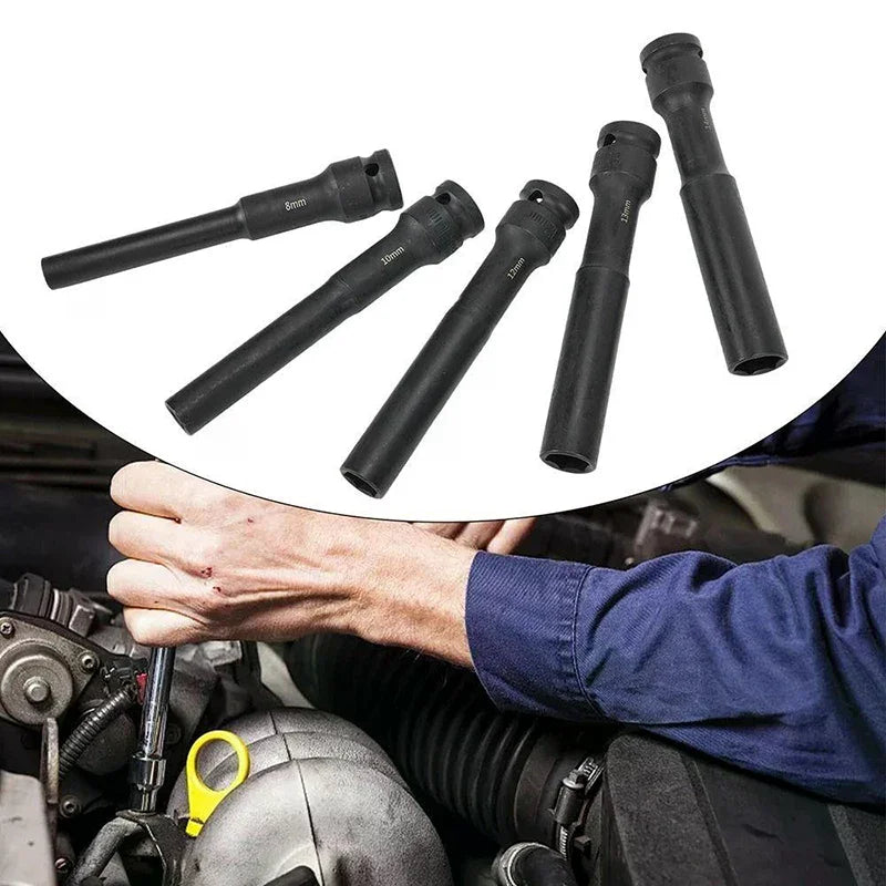 1/2 Drive Socket Wrench Hex Socket Head 8-19mm Socket Head Tire Removal Tools Adapter Spanner Converter Zpaxo