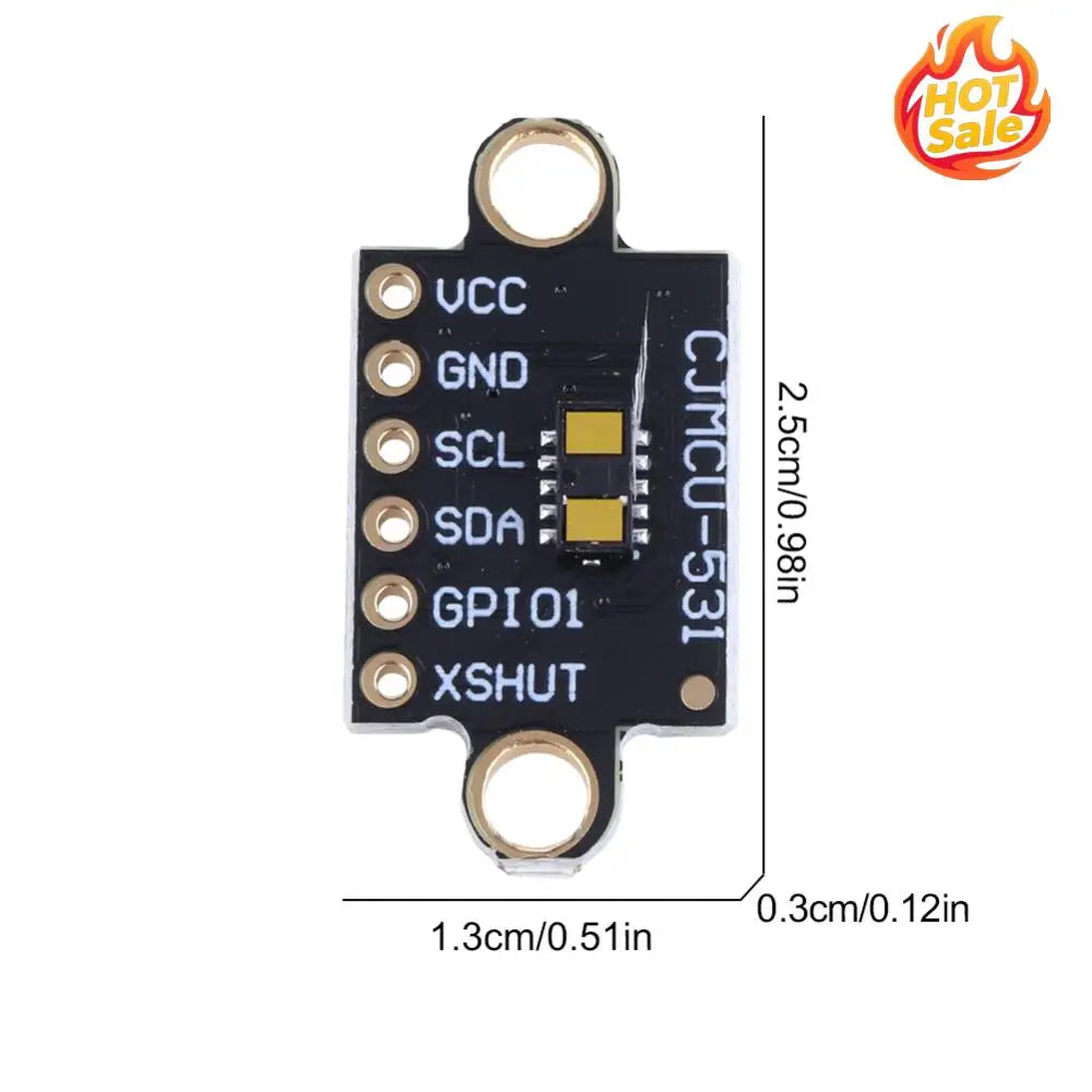 VL53L1X Flight Distance Measurement Sensor Distance 400cm Measurement ToF Ranging Distance Measurement Sensor for Arduino Zpaxo