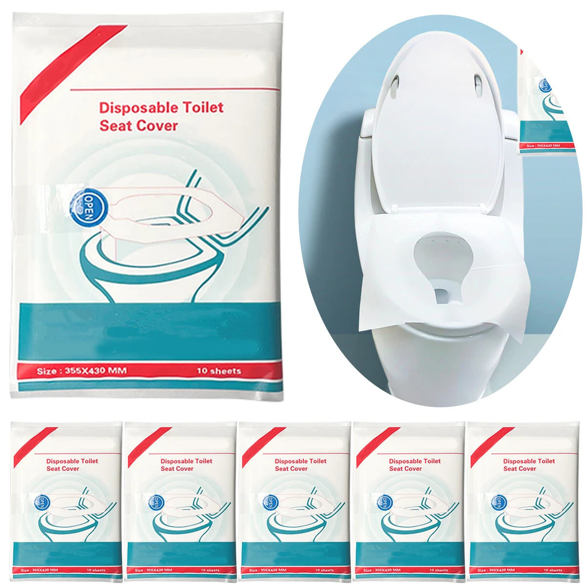 Disposable Toilet Seat Covers – Travel, Camping & Public Use