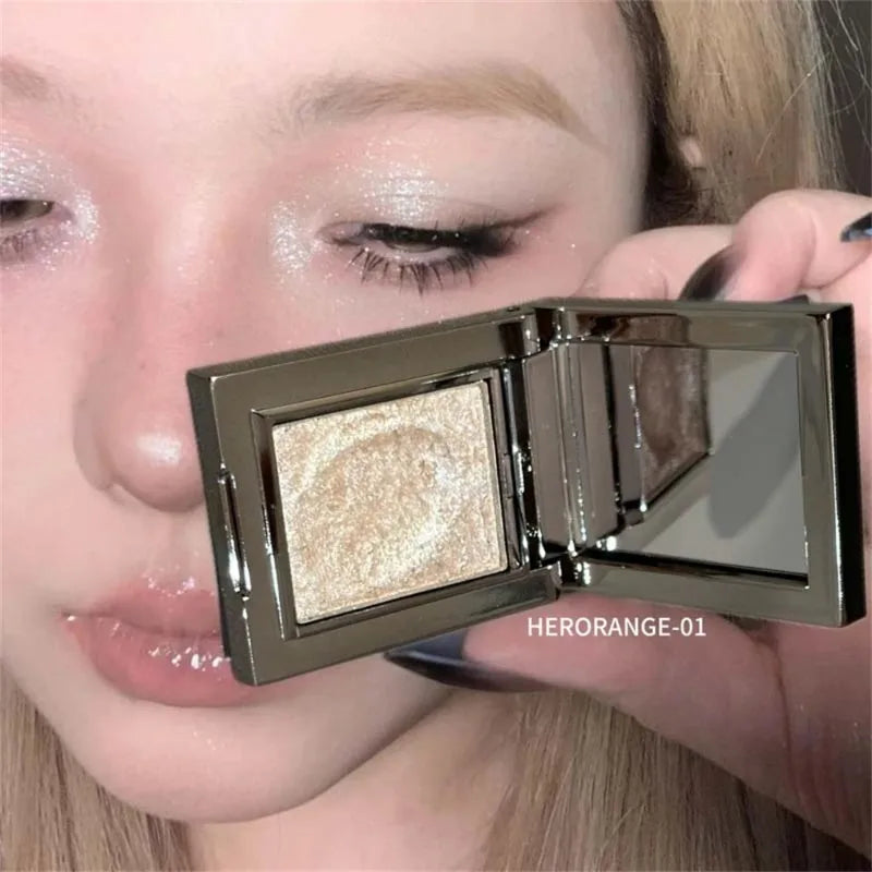 Diamond Monochrome Highlighter Eyeshadow Palette Chameleon Metallic