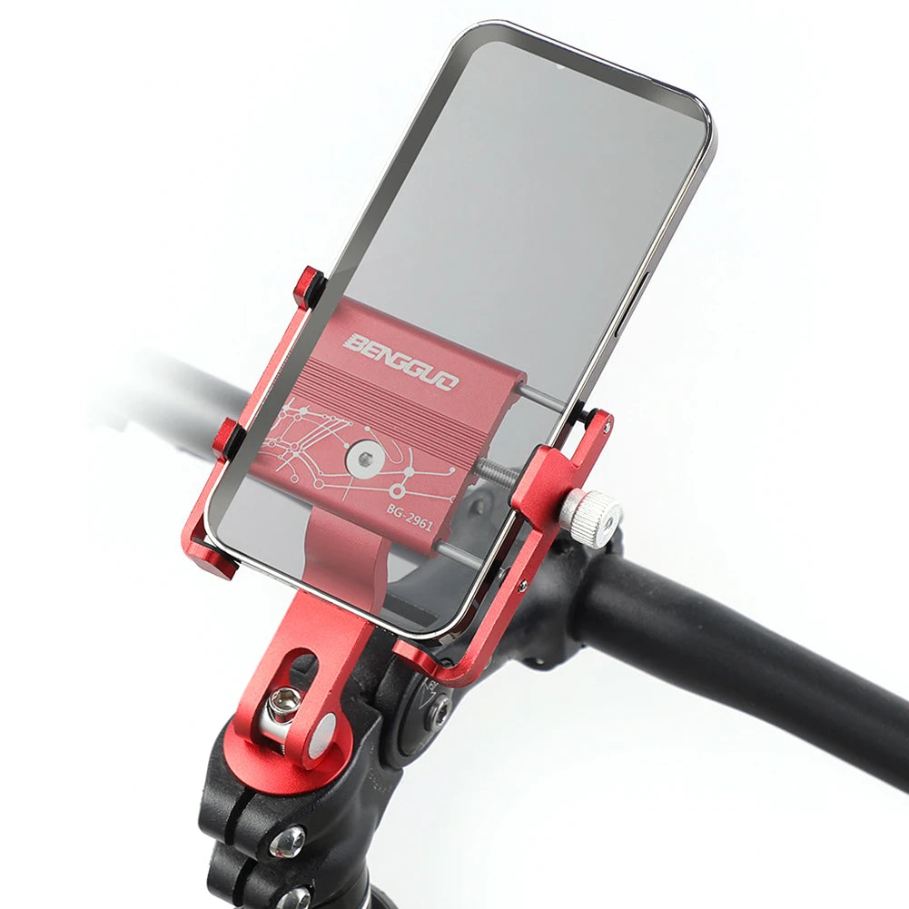 Bike Phone Holder Quick Attach/Detach Bicycle Mount Phone Holder Bicycle Headset Phone Mount for 1.97 To 3.74 in Smartphone Zpaxo