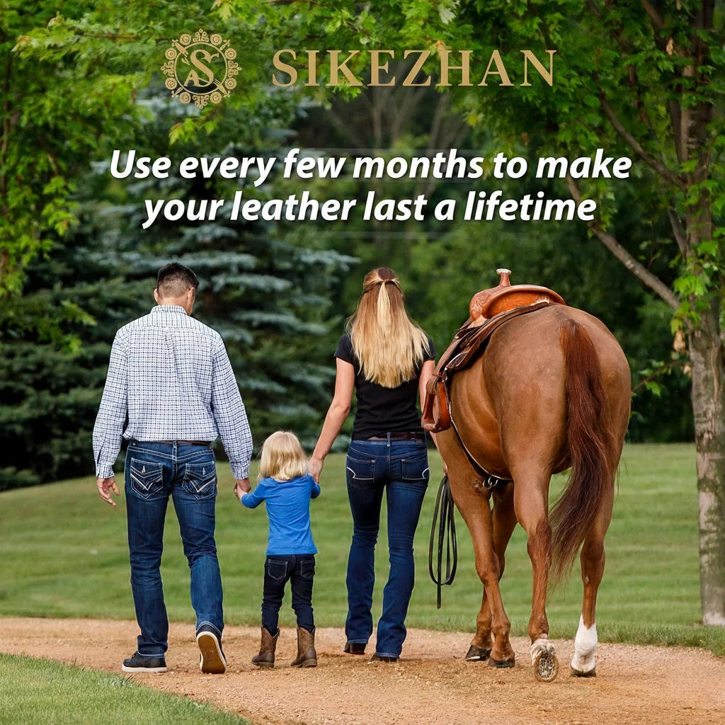 Professional High Quality Leather Saddle Cream Nourishing Softening Anti‑Crack Conditioner for Horse Saddles Cleaner Polishing Zpaxo