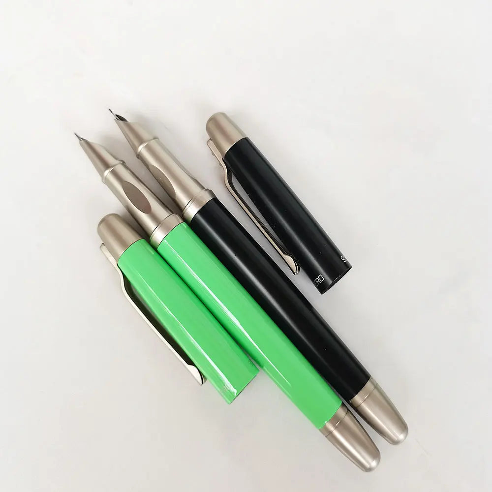 Hero 9336 Fountain Pen With EF Nib Writing, Smooth Green Metal Rod, Student Practice, Business Office Stationery Zpaxo