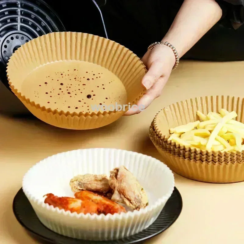 Air Fryer Liner Fryer Air Accessories Aerogrill Parchment Disposable Liner Non-Stick Parchment Baking Oven Paper Accessories Zpaxo