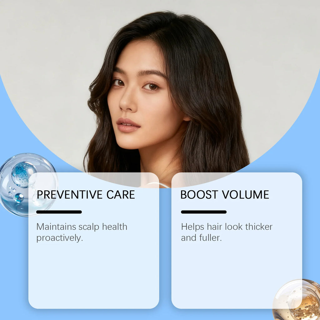 Copper Peptide Hair Growth Serum Promote Regrowth Repair Damage Scalp Massage Thicken Hair Nourish Smooth Anti Loss Hair Essenc Zpaxo