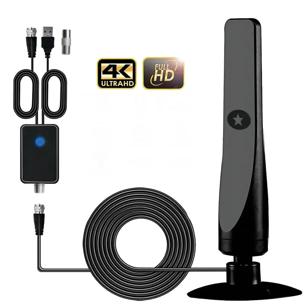 New Digital Tv Antenna Receiver Indoor and Outdoor High-Definition Digital Terrestrial Wave Hdtv Tv Antenna Supports Multiple Co Zpaxo