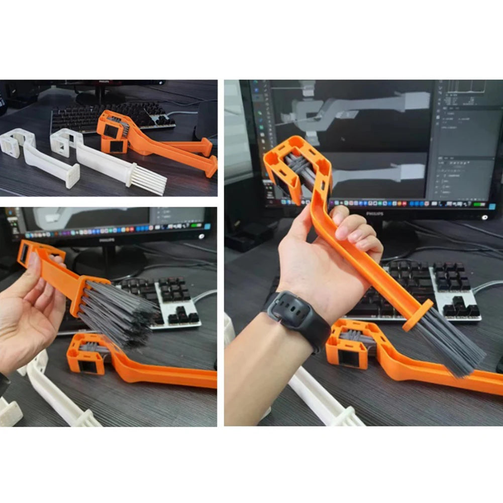 Bicycle Chain Clean Brush Double Head Motorcycle Cleaning