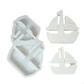 Sailing Boats Silicone Moulds Plasters Molds Ornament