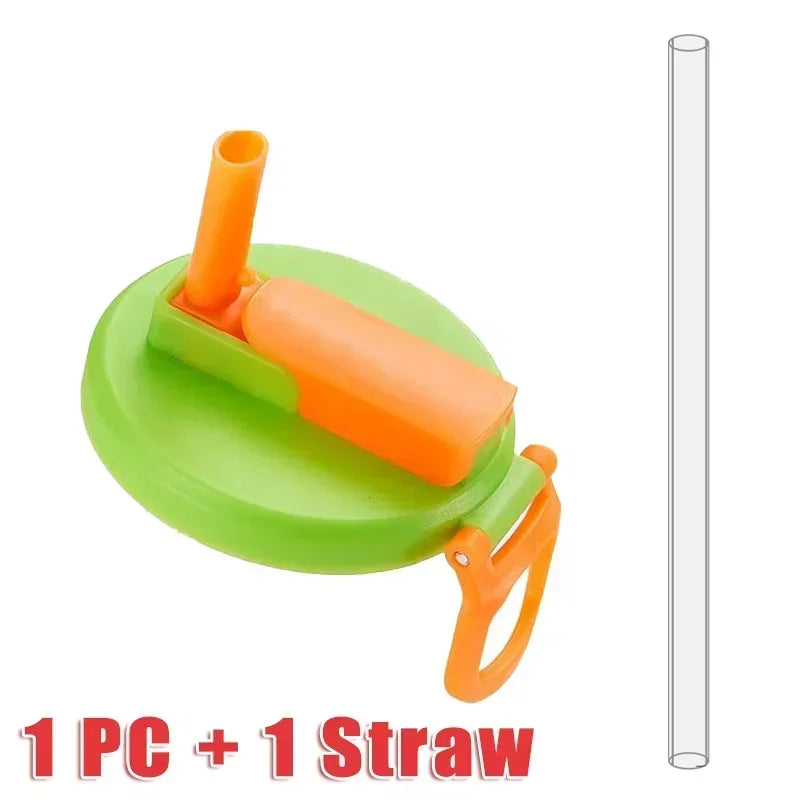 1/2/4PCS Creative Soda Can Cover Sealed Silicone Straw Beverage Can Cover Cup Suitable For Canned Beverage Reusable Tank Cover Zpaxo H With straw