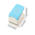 Square Stamp Puncher Hole Embossing Cutter Craft Shape Punch Tool