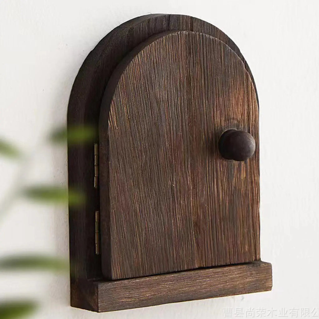 Solid Wood Protective Cover Wall Mounted Outlet Covers Home Socket