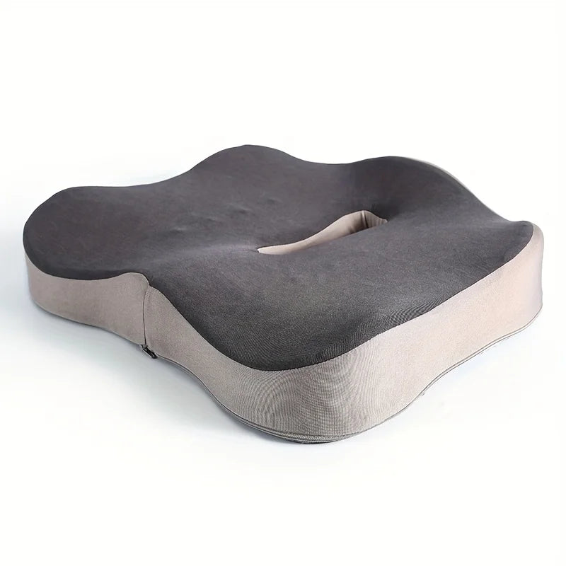 Memory Foam Seat Cushion – 3D Ergonomic Coccyx Support Ergonomic Seat Cushion Zpaxo