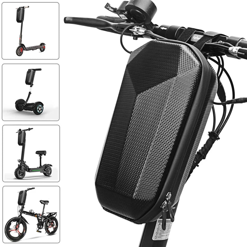 Electric Scooter Front Bag Waterproof EVA Hard Shell Bags Reflective Handlebar Hanging Bag Storage Accessories For Xiaomi M365 Zpaxo