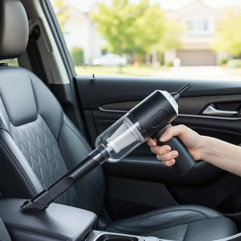 Wireless Car Vacuum – Mini Wet & Dry Cordless Handheld Cleaner