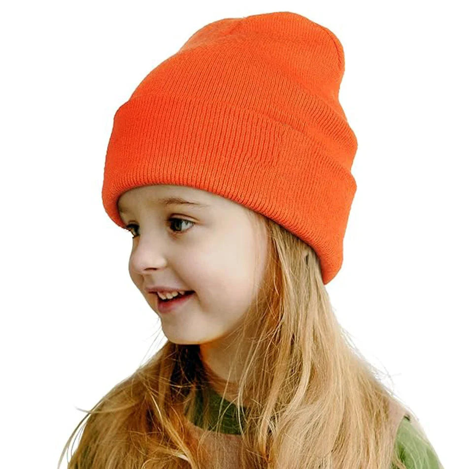 Kids Winter Knit Beanie Hat – Unisex Baby & Toddler Ski Cap