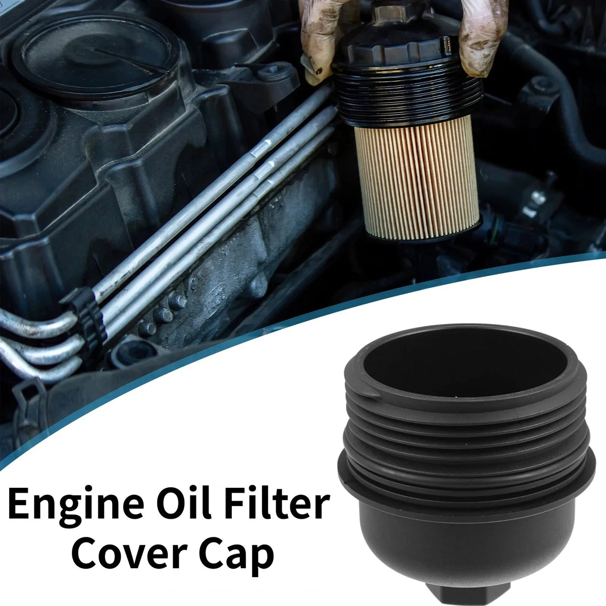 Genesis GV70 GV80 26315-3N100 Car Engine Oil Filter Cover Cap Zpaxo
