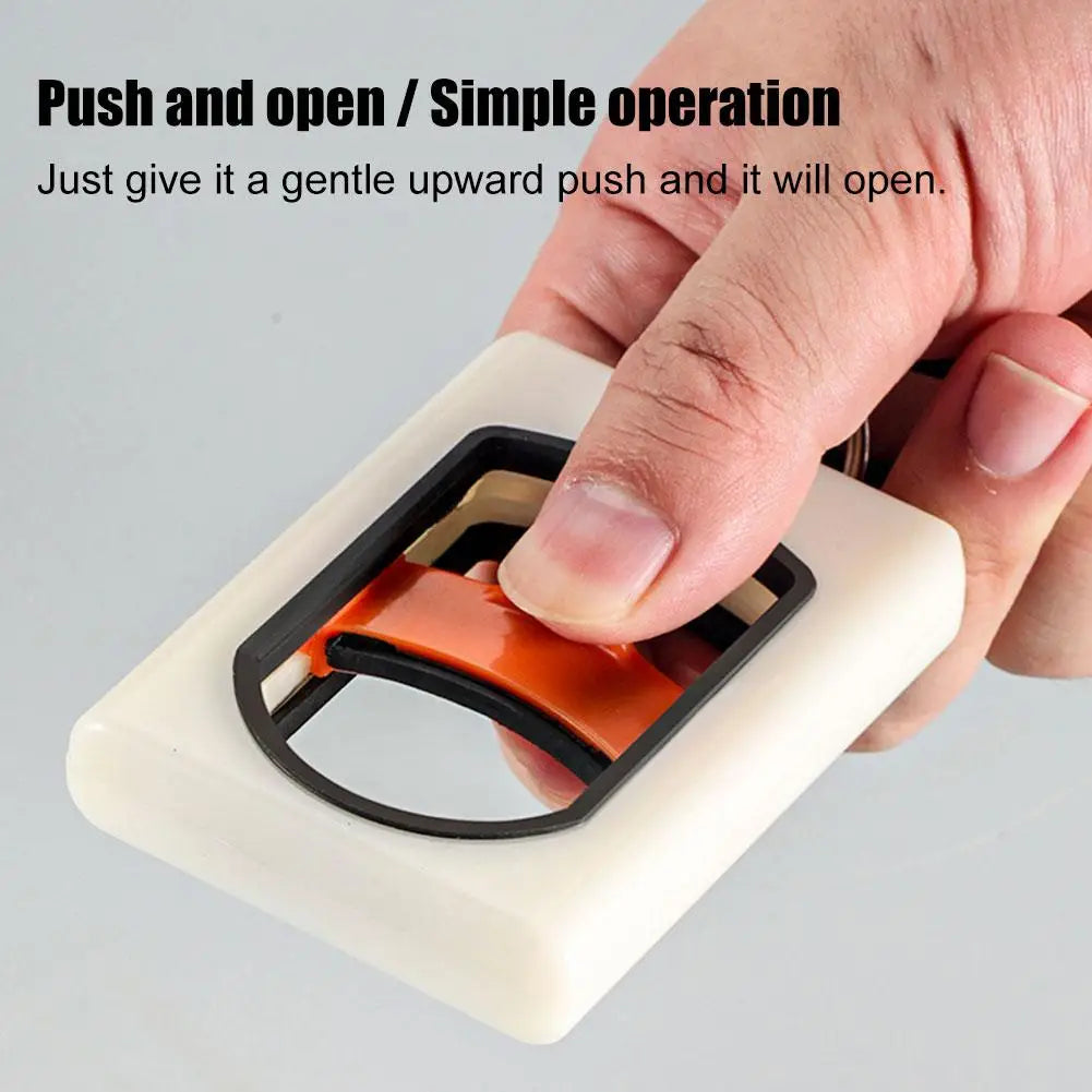 1/2PCS Portable Cable Tie Organizer with Hanging Buckle, Fluorescent for Neatly Storing & Dispensing Wire Ties Anti-Loss Design Zpaxo