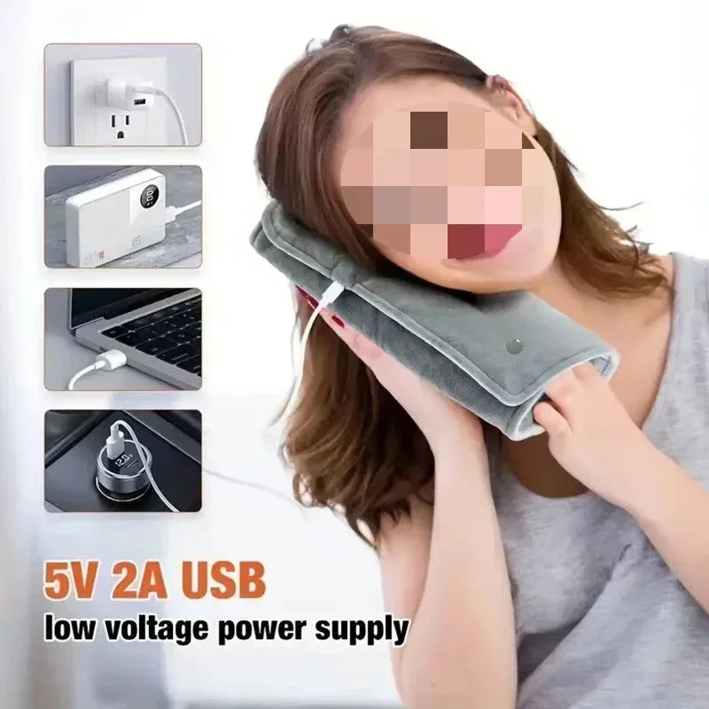 Graphene USB Heating Pad – Adjustable Temp & Timer | 46×30cm USB Heating Pad Zpaxo