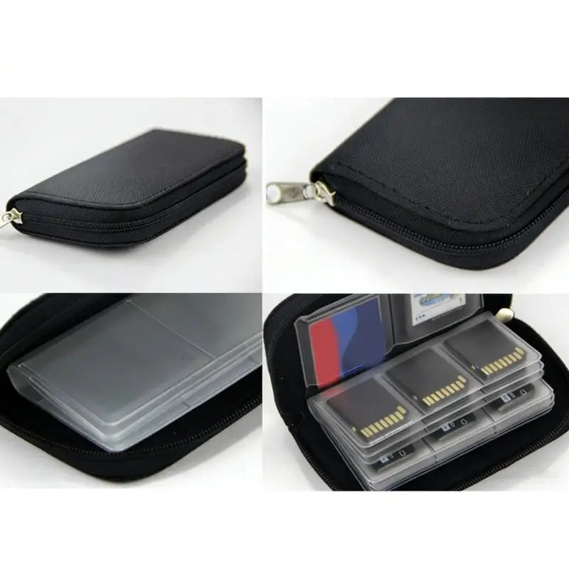 652F Capacity 22 Slot Card Organizers Memory Carrying Case Holder Zpaxo
