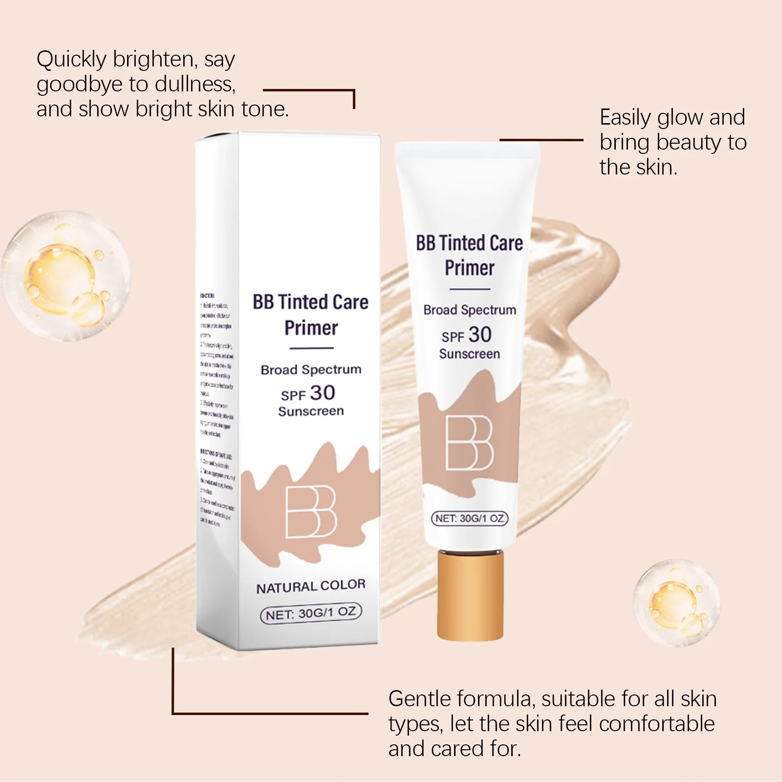 Sunscreen BB Cream – Oil Control, Concealer & Sun Protection BB Cream Sunscreen Zpaxo