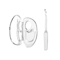 Makeup Mixing Palette Acrylic Makup Tray Spatula Foldable Liquid