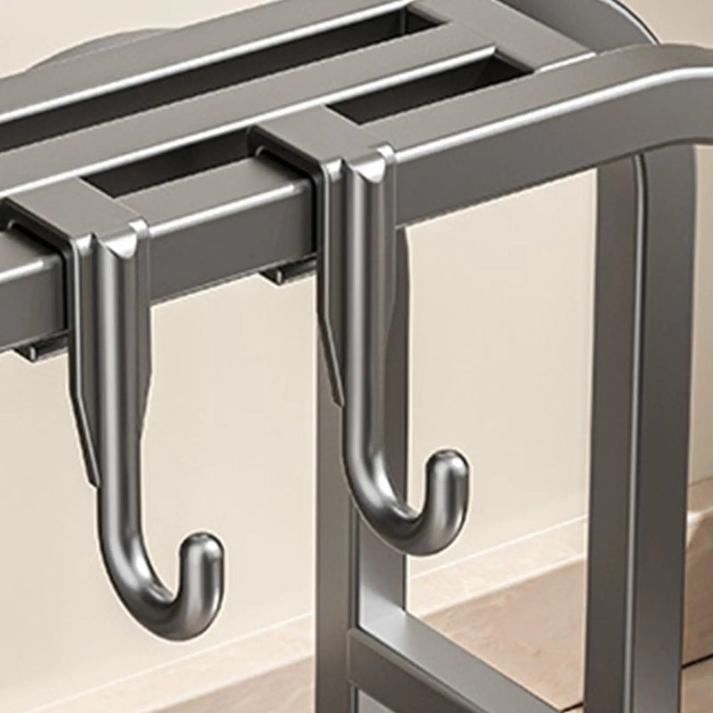 Carbon Steel Pot Lid & Knife Holder – Kitchen Storage Rack Kitchen Storage Rack Zpaxo