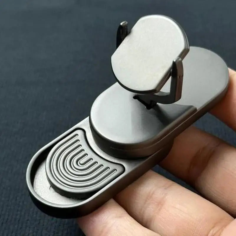 Fidget Slider Magnetic Metal Spinner Toy Portable Push Card Slider Sensory Spinner For Home Travel School Zpaxo