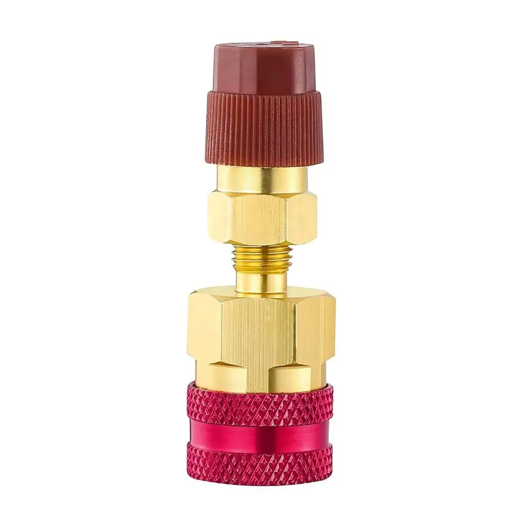 1 Low Side R1234YF Quick Coupler Adapter Prevent Leakage Auto Off Zpaxo