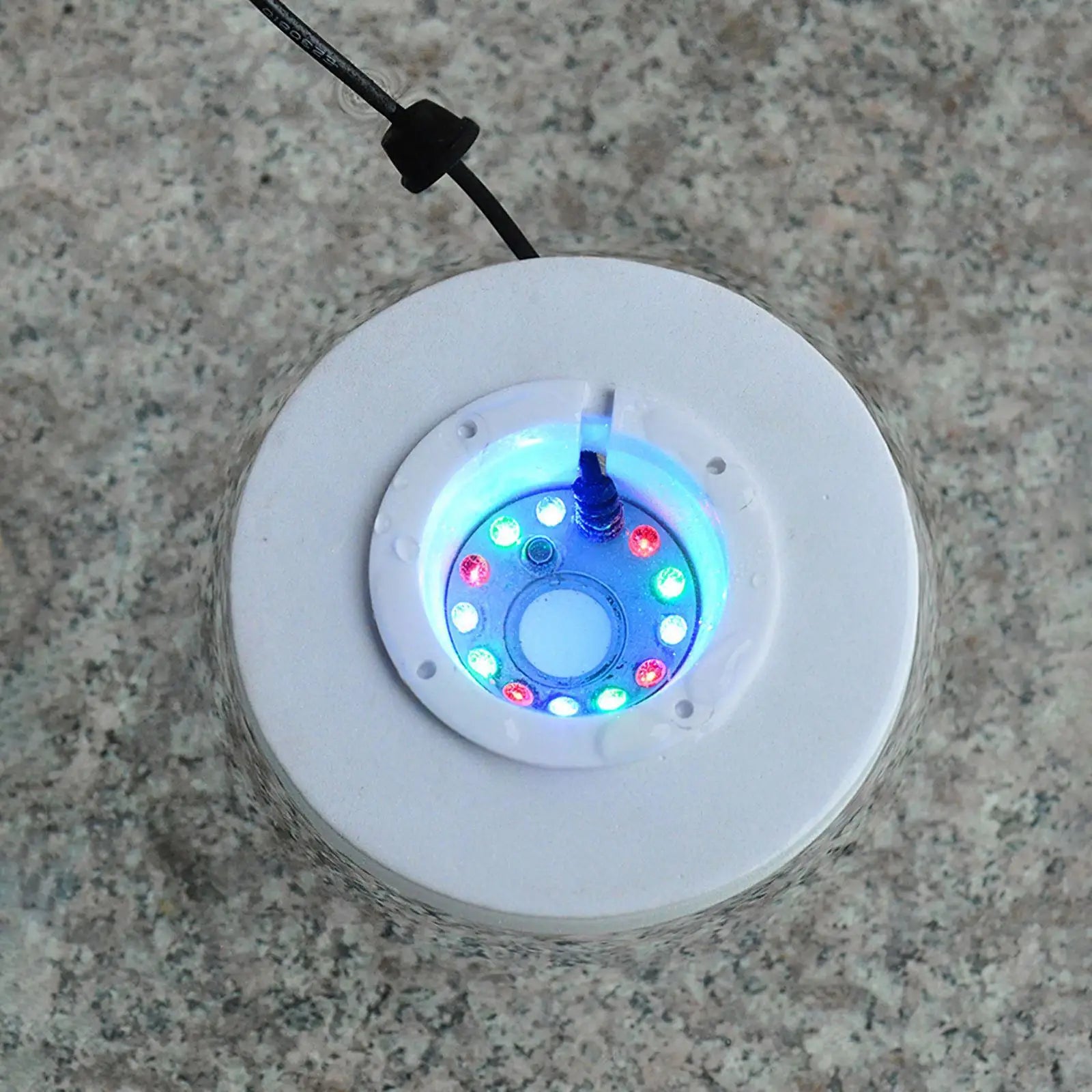 LED Light Floating Mist Fog Maker Cover Guard Landscape Aquarium Reptile Pet Fishtank Fountain Aquarium Fogger Machine Parts Zpaxo