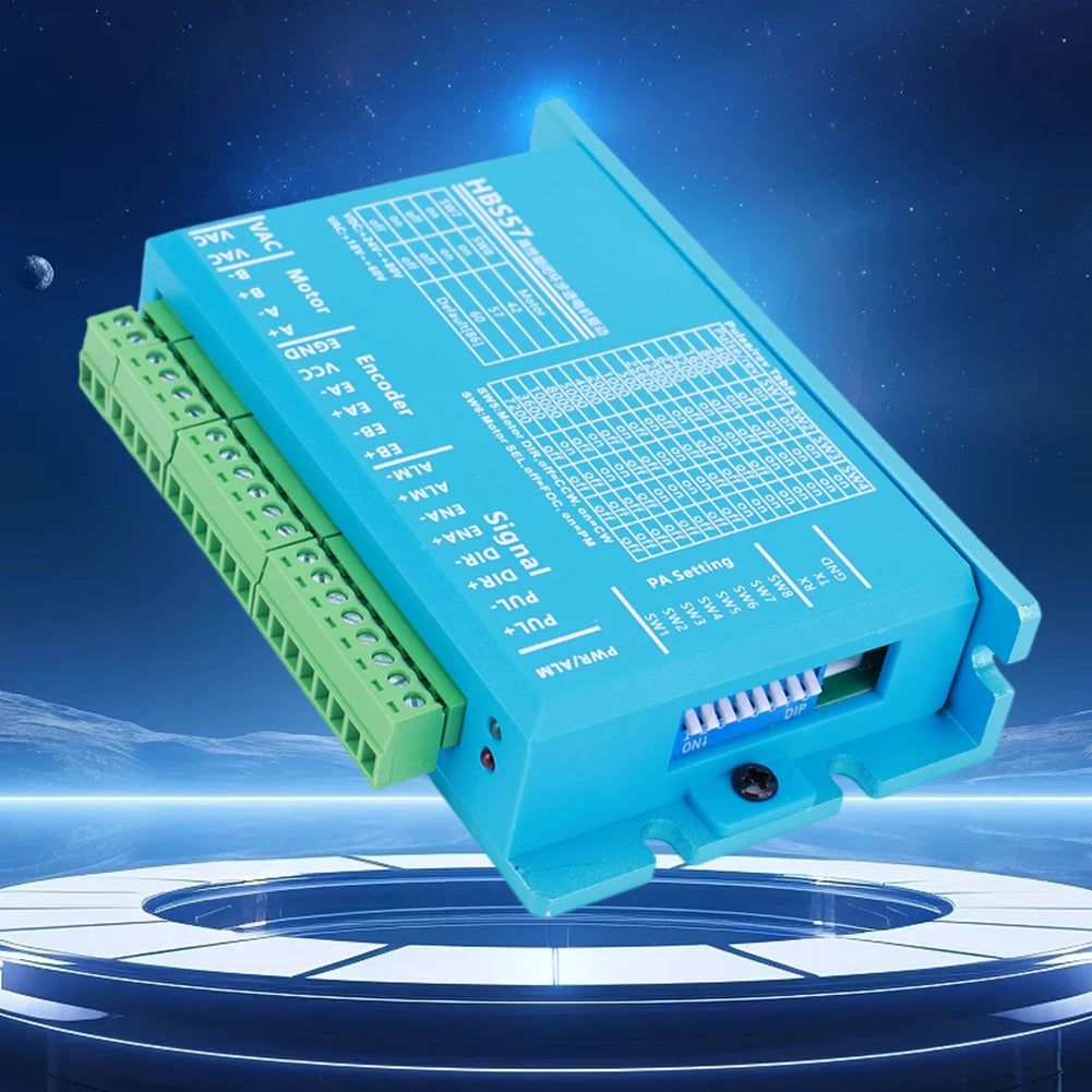 HBS57 Hybrid Servo Motor Driver 0-200kHz Step AC20-80V DC24-70V
