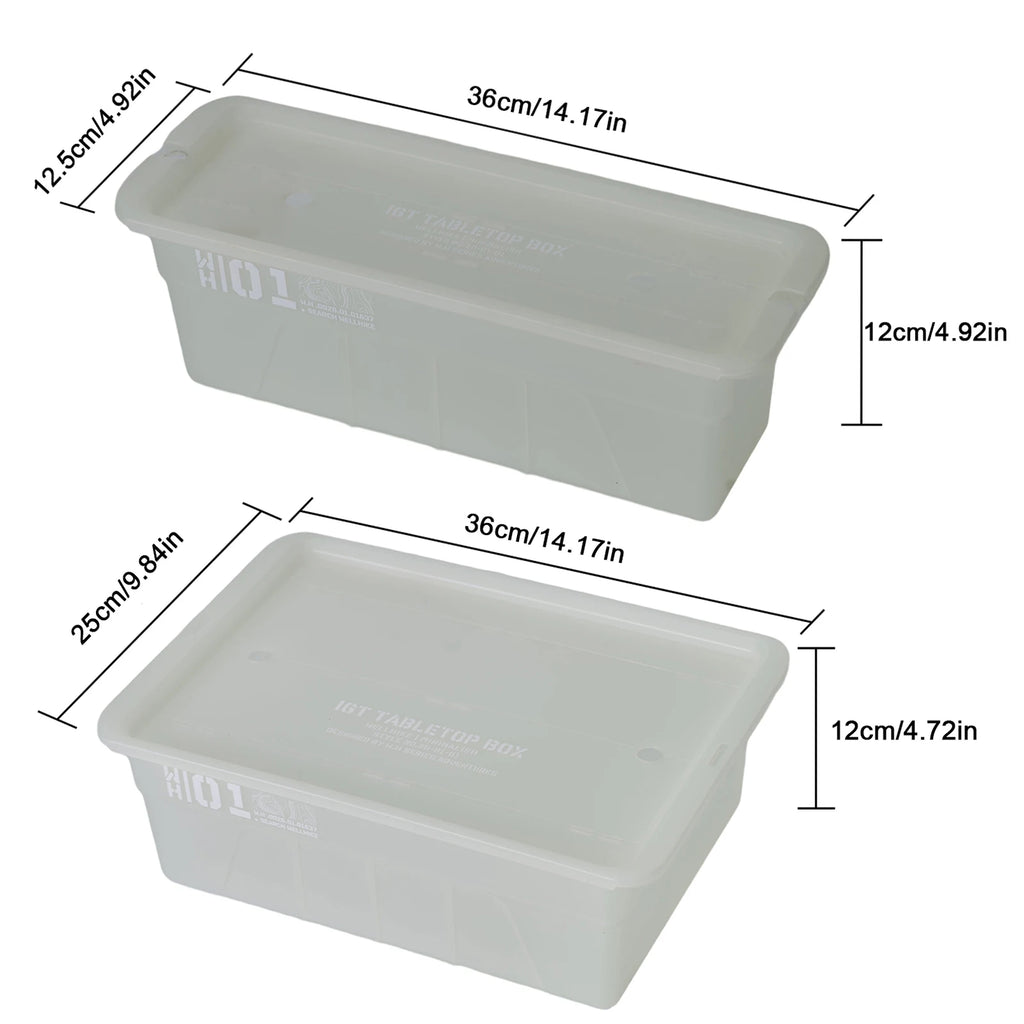 IGT Table Tea Tray Portable Accessories Large Capacity Camping