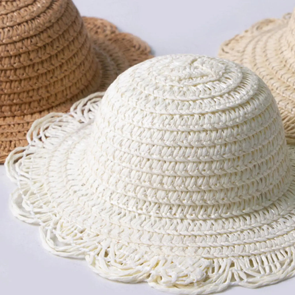 Dog Straw Hat Cute Adjustable Pet Woven Hat Dog Decorative Hat Photo Prop Dog Cat Sunshade Caps Run Straw Hat For Small Dog Cat Zpaxo