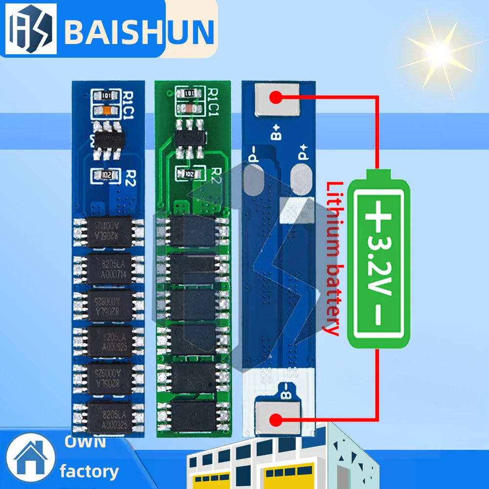 1S 15A 3 7V 2V Li-ion 6MOS BMS PCM Battery Protection Board 18650 Zpaxo