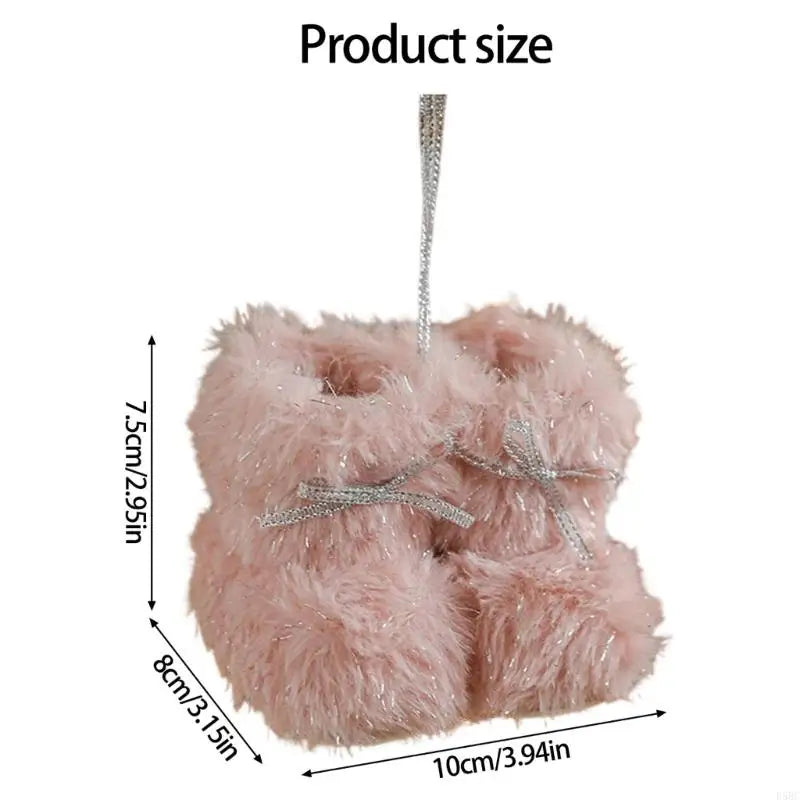 Festival Plush Boot Tree Ornament Soft Decoration Christmas Party