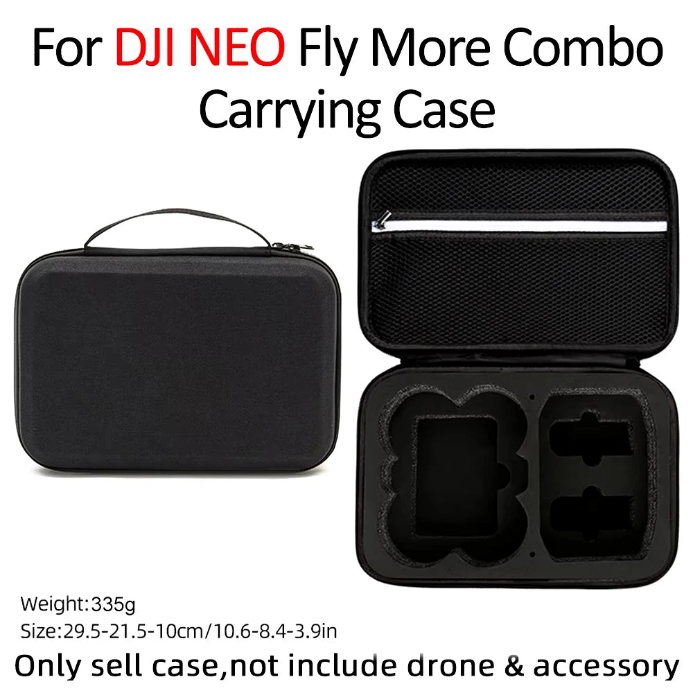 Mini Portable Travel Carrying Case DJI NEO Storage Bags Handbag Zpaxo Black Black