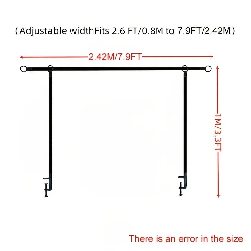 Adjustable Iron Balloon Decorative Arch Pole Bracket Desktop Suitable