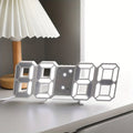 3D LED Wall Clock Modern Digital Design Nightlight Luminous Alarm