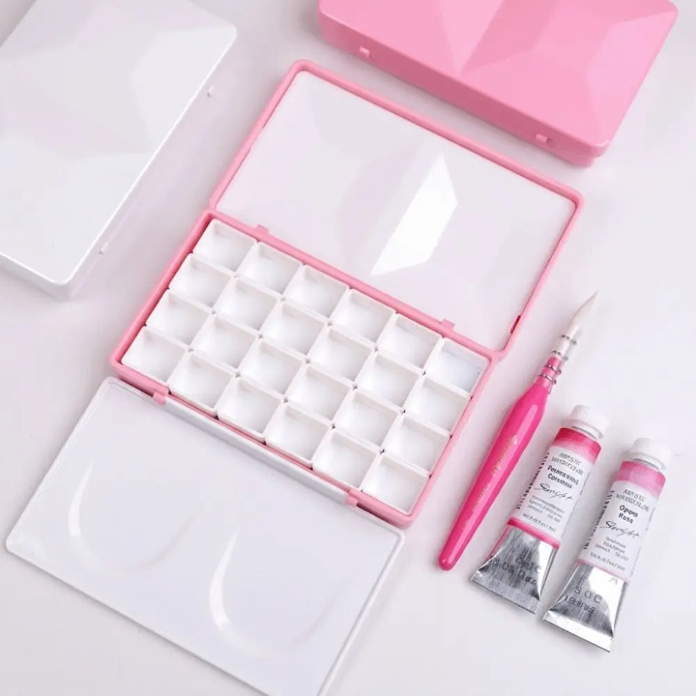 Big Travel Case Palette Half Pans Imitation Enamel Diamond Painting Zpaxo